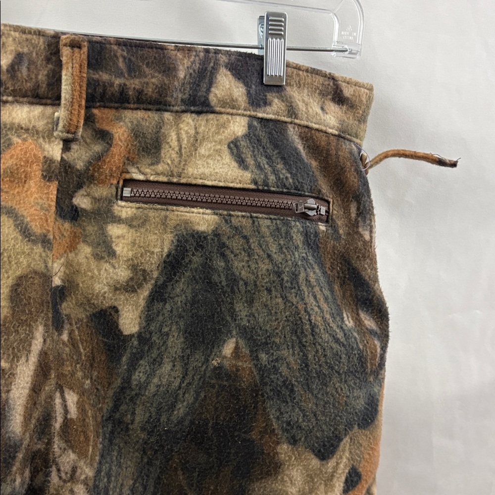 Vintage 80s 90s Cabelas Thermal Camo Cargo Pants Thinsulate Made In USA 34X32 - Picture 12 of 12